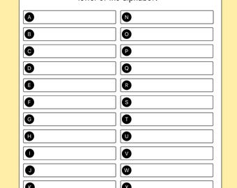 Coping Skills Worksheet