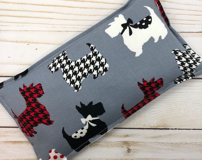 Scottie Dog Heating Pad, Rice Bag Microwave, Heat Pack, Cold Pack