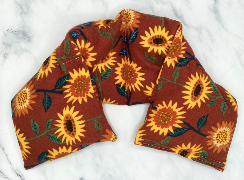 Weighted Neck Wrap Rice Heating Pad for Neck or Lap Etsy