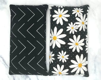 Microwavable Heating Pad, Rice Bag, Natural Rice Heat Pack, Hot or Cold Therapy, Massage Therapy, Gift, Lavender or Unscented, 2 Sizes