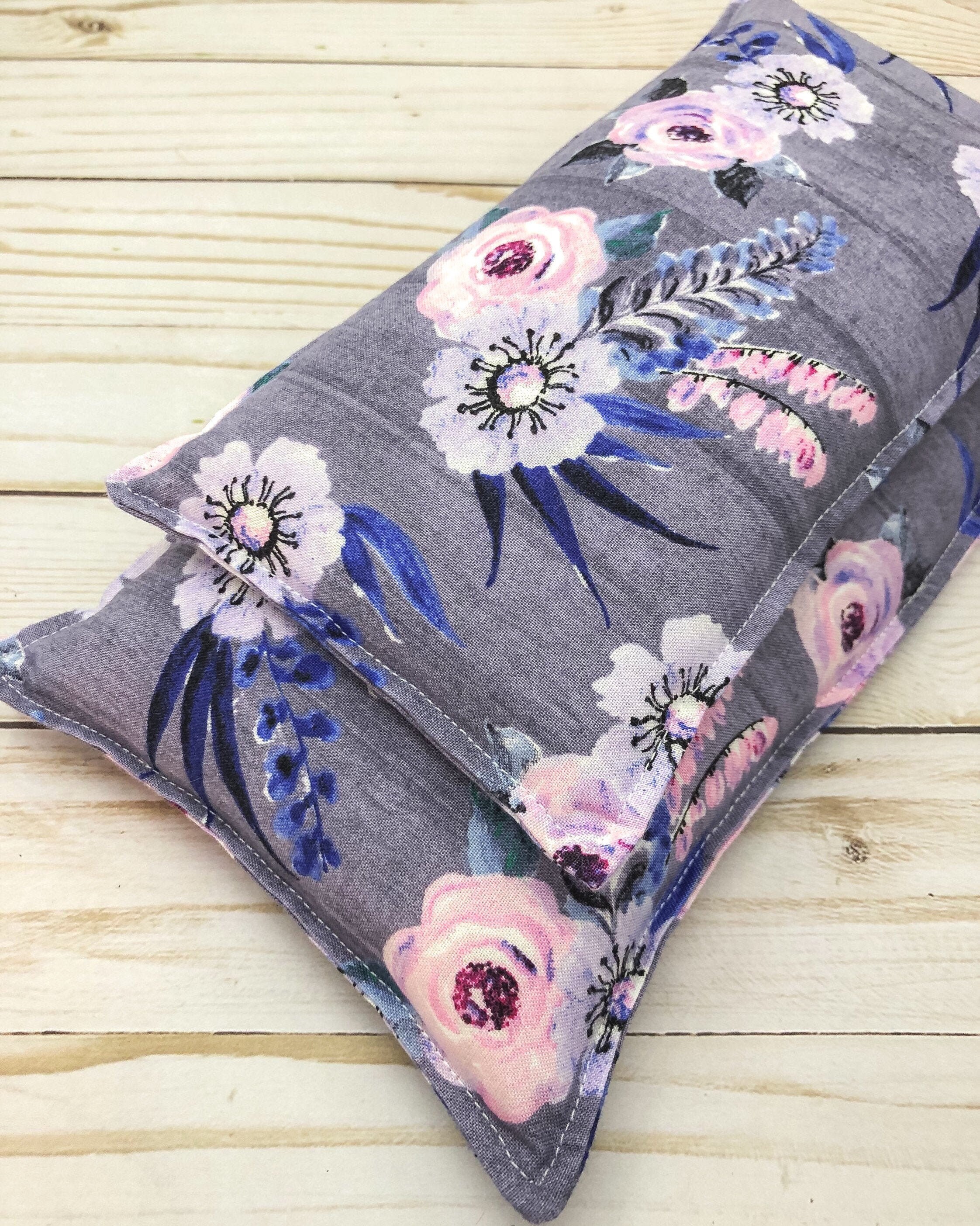 Gift Set Lavender Heating Pad Rice Bag Microwavable Heat Etsy