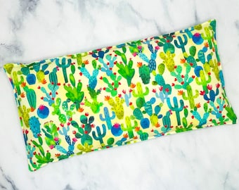 Rice Heating Pad, Microwavable, Cactus, Reusable, Rice Bag, Heat Pack, Natural Heating Pad, Homemade Gift, Lavender or Unscented, 2 Sizes