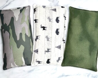 Rice Heating Pad, Microwavable, Gift For Men, Rice Pack, Rice Bag, Heat Pack, Unique Gift for Men, Gift for Him, Father, Dad Gift, 2 Sizes