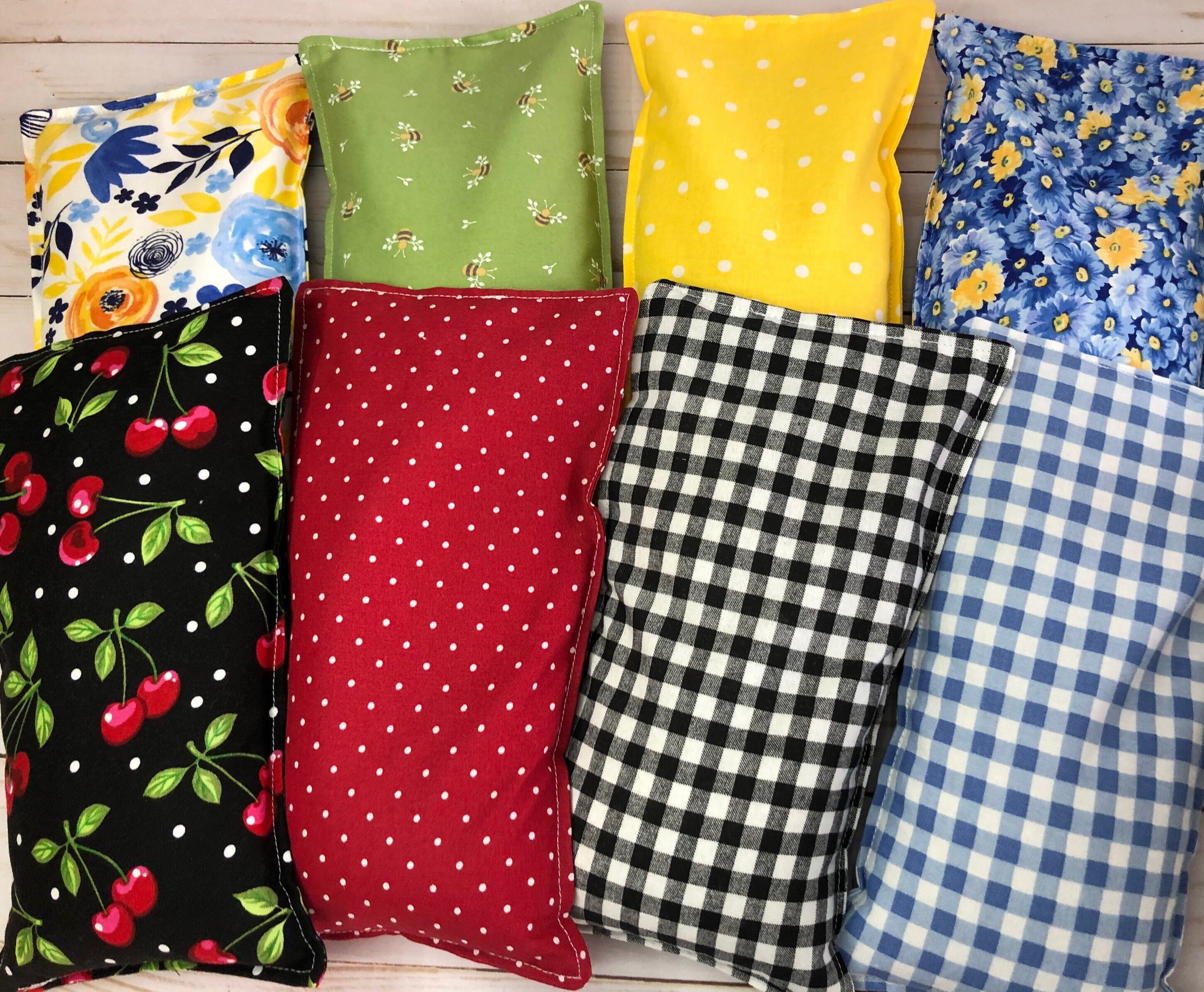 Lavanda Almohada Con Arroz COJÍN TERAPÉUTICO DE LONETA CON GATITOS