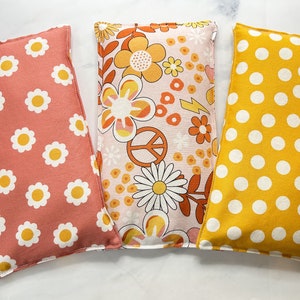 Heating Pad Microwavable, Rice Heat Pack, Rice Bag, Heat Pack for Cramps, Back Pain, Self Care Gift, Teen Girl Gift, Gift for Her, 2 Sizes