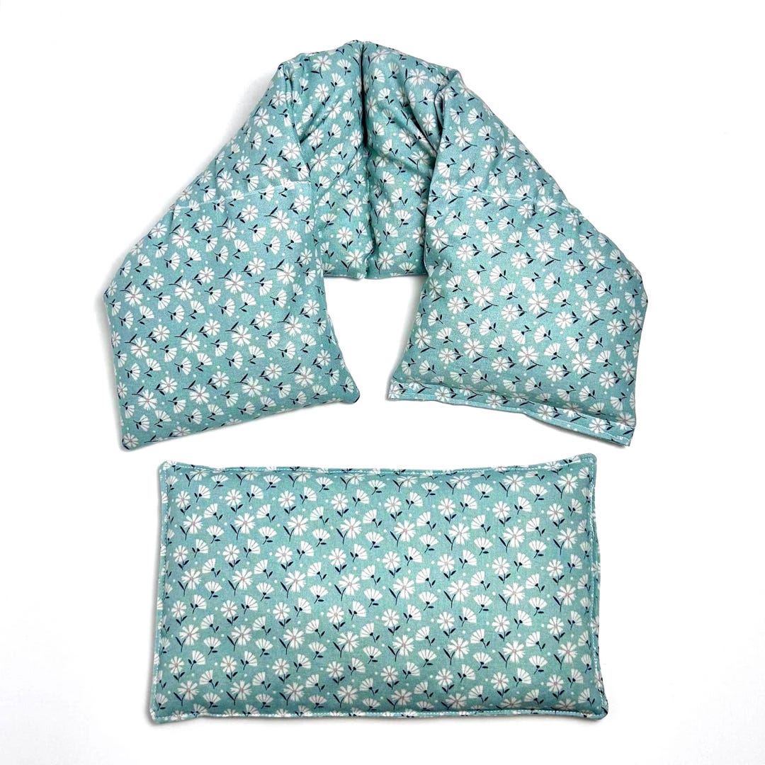 Heating Pad Set, Microwavable, Rice Bag, Neck Wrap, Massage Spa Self ...