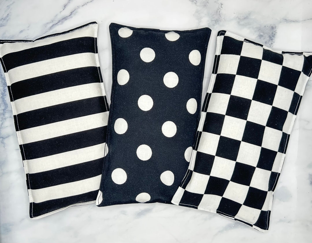 Bolsa de arroz para microondas, almohadilla térmica de arroz, terapia  natural de calor o frío, para relajación, dolores musculares, calambres y  dolor