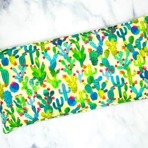 Rice Heating Pad, Microwavable, Cactus, Reusable, Rice Bag, Heat Pack, Natural Heating Pad, Homemade Gift, Lavender or Unscented, 2 Sizes