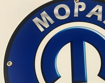 Mopar Garage Sign 12" Disk