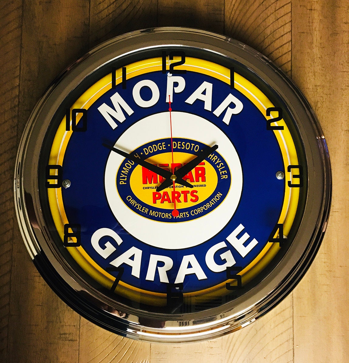 Mopar Neon Clock Etsy
