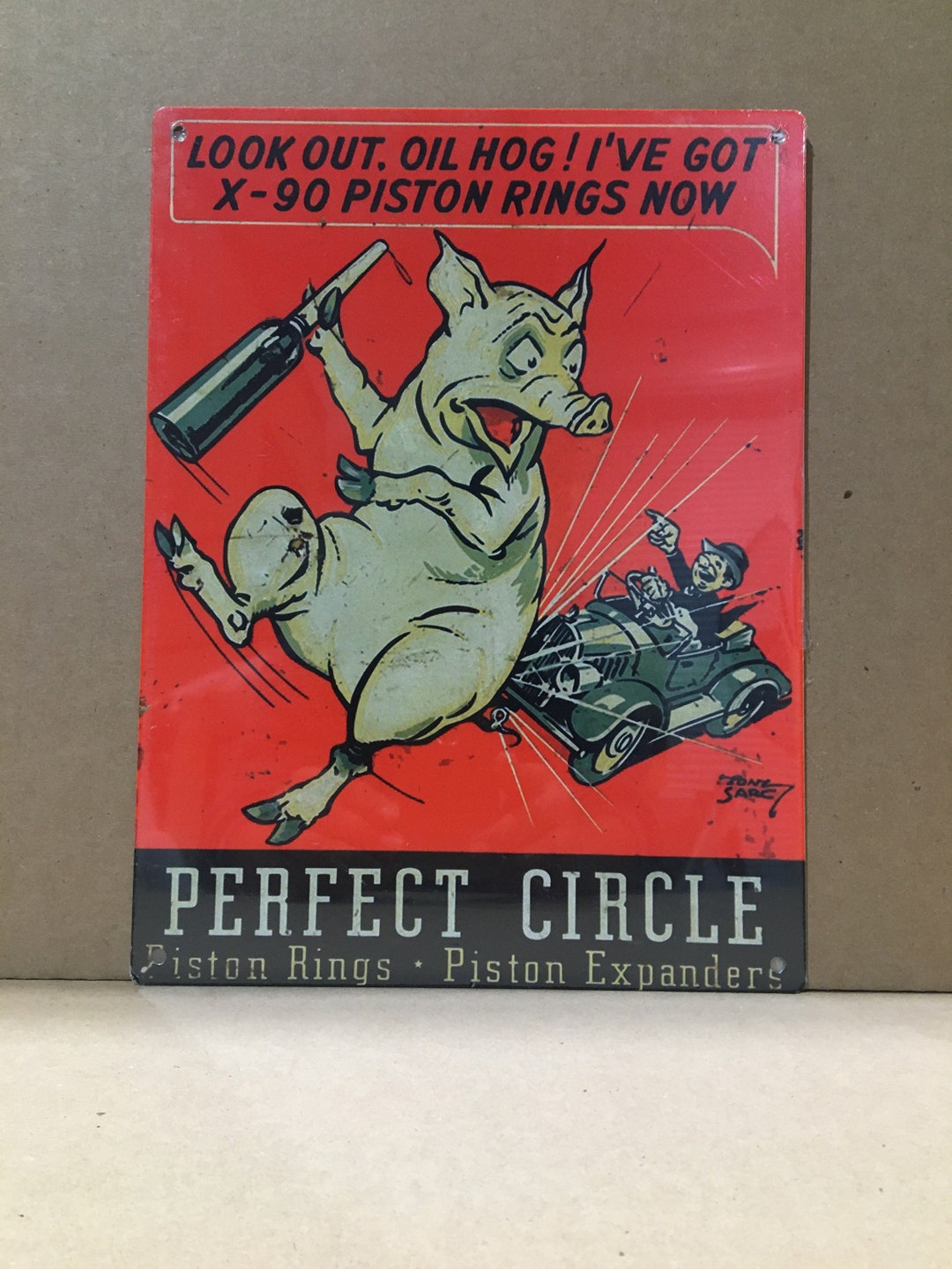 Vintage Metal Sign Reproduction Etsy