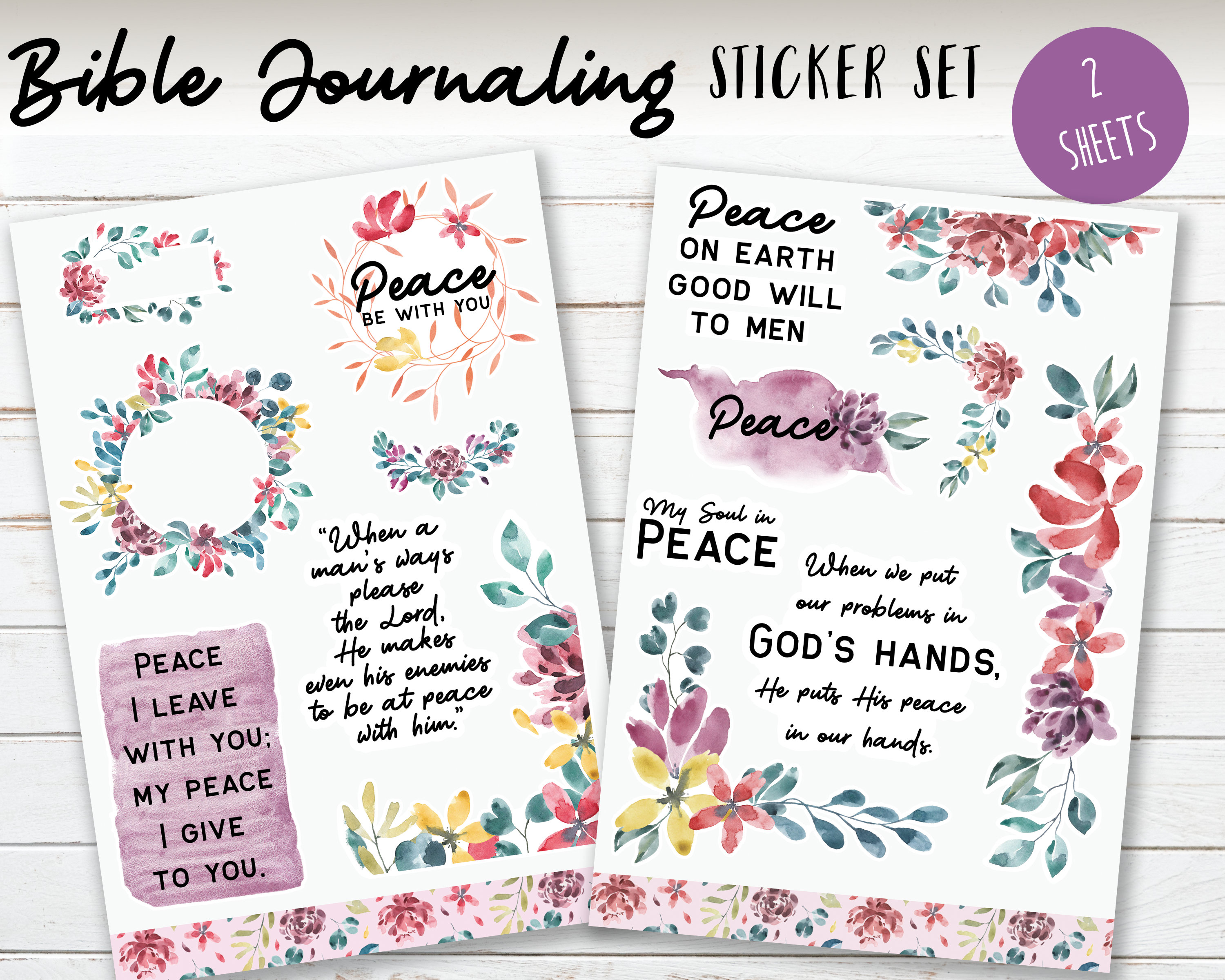 Free Spring Journaling Card Printables