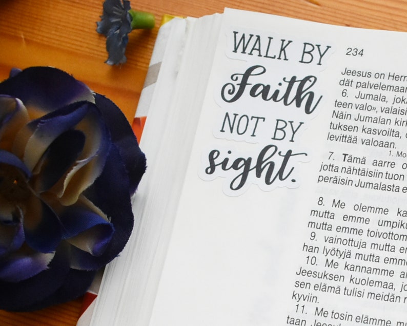 Bible Journaling sticker set Bible verse stickers Etsy