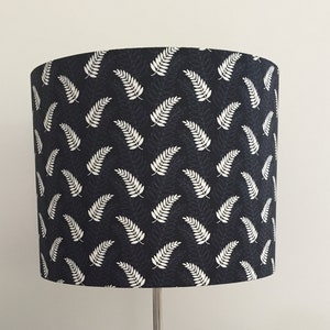 Kiwi silver fern lampshade, perfect for the lovers of the New Zealand All Blacks. Kia ora. Would look great on a lounge/living or bedside.