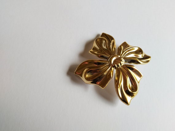 Vintage Bow Clip Barrette Hair Slide Grip 68mm x … - image 2