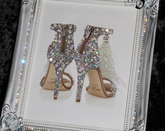 Glitter Wall Art Etsy
