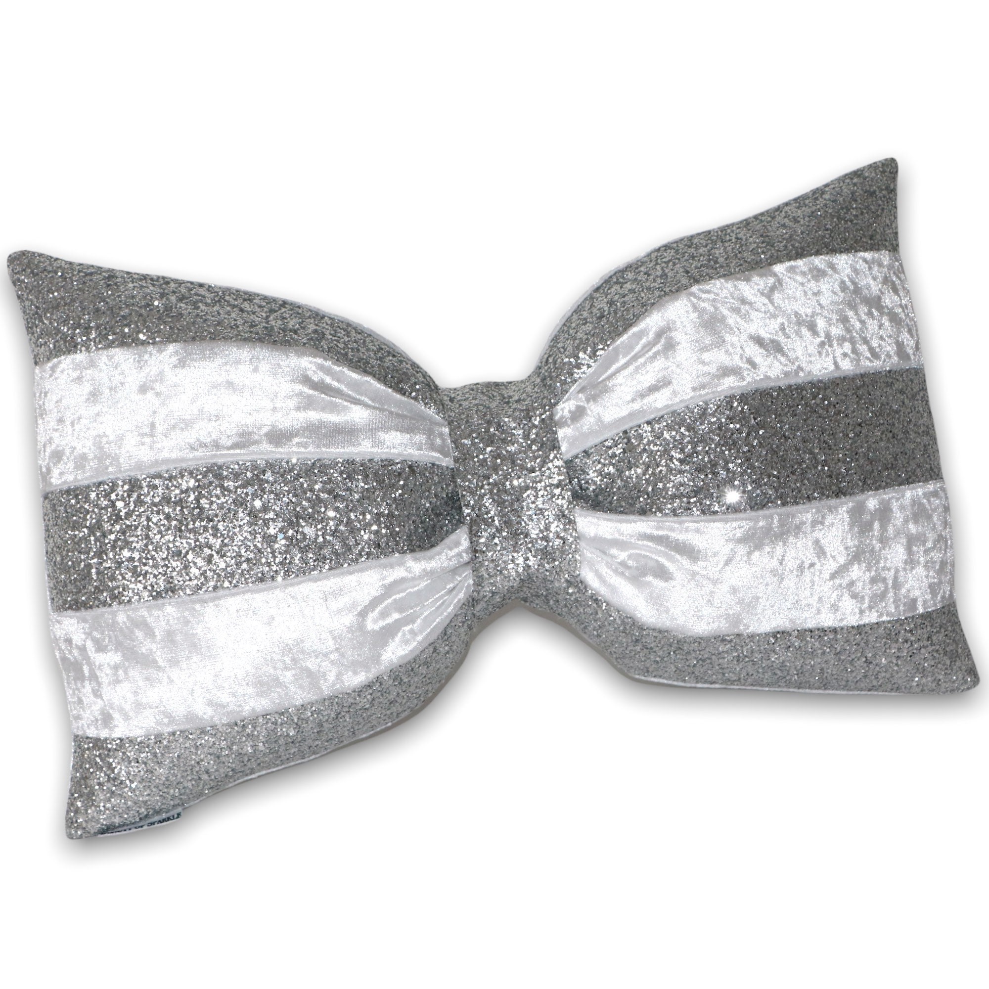 Crushed velvet bow cushion 2025