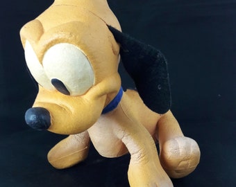 Disney Foam Pluto the Dog Soft Toy 1984 Vintage