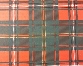 Hay Clan Tartan Vintage Color Print jaren 1940 Schotland Schotse Clan