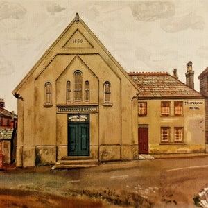 Temperance Hall Roche by Ruskin Spear Print 1947