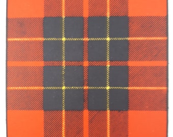 Brodie of Brodie Vintage Colour Print Tartan 1940's Scotland Scottish Clan