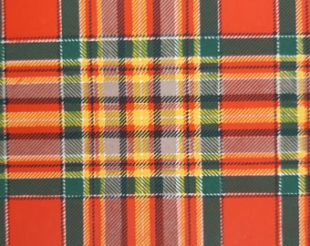 Clan Chattan Tartan Vintage Farbdruck 1940 Schottland Scottish Clan