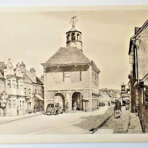 High Street Amersham by Stanley Anderson R.A.1946 Vintage Print