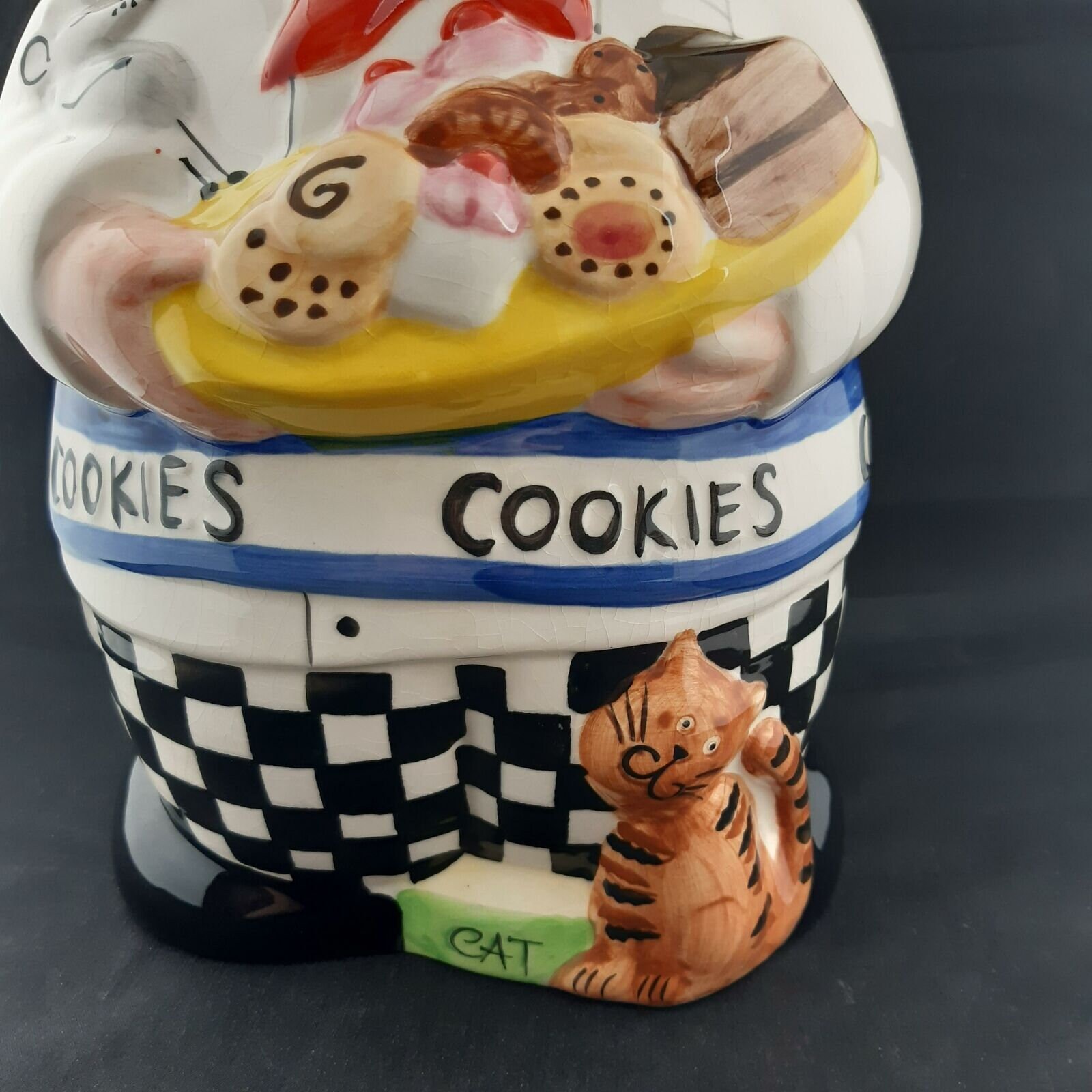 Rayware Chef Cookie Jar Large Biscuit Storage Canister Cook Etsy