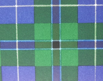 Douglas Tartan Vintage Print c1940s Scotland Scottish Clan