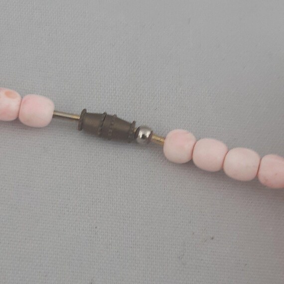 Pink Shell Necklace Large Statement Stunning 18 i… - image 4