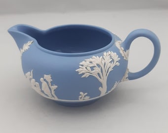 1900年頃 ウェッジウッド ダークブルー ジャスパーウェア マグカップ