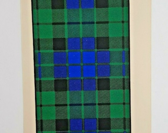 MacKay Clan Tartan Vintage Colour Print 1940's Scotland Scottish Clan