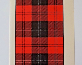 Ramsay Tartan Vintage Print  1940&#39;s Scotland Scottish Clan Scotland Scottish Clan