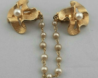 vintage cardigan clips