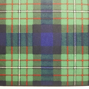 Ferguson Tartan Vintage Print 1940&#39;s Scotland Scottish Clan
