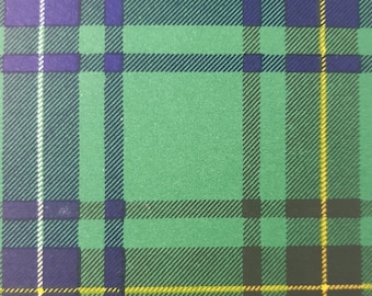Henderson Clan Tartan Vintage Colour Print 1940's Scotland Scottish Clan