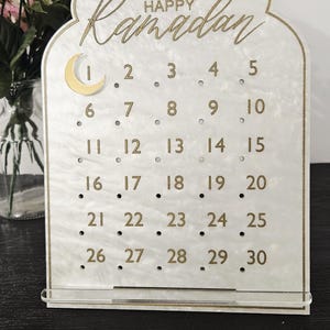 Ramadan Calendar: Acrylic and Magnetic Ramadan Decoration, Ramadan Decor Bild 14