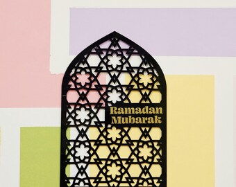 Arch Sign- Ramadan and Eid Mubarak, Decor, Decoration
