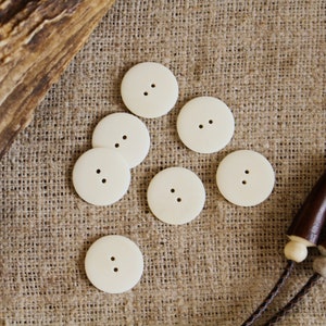 Bone Buttons, Handmade Bone Buttons, White Bone Buttons, White Bone Sewing Buttons, Natural Bone Buttons, Handmade Sewing Bone Buttons