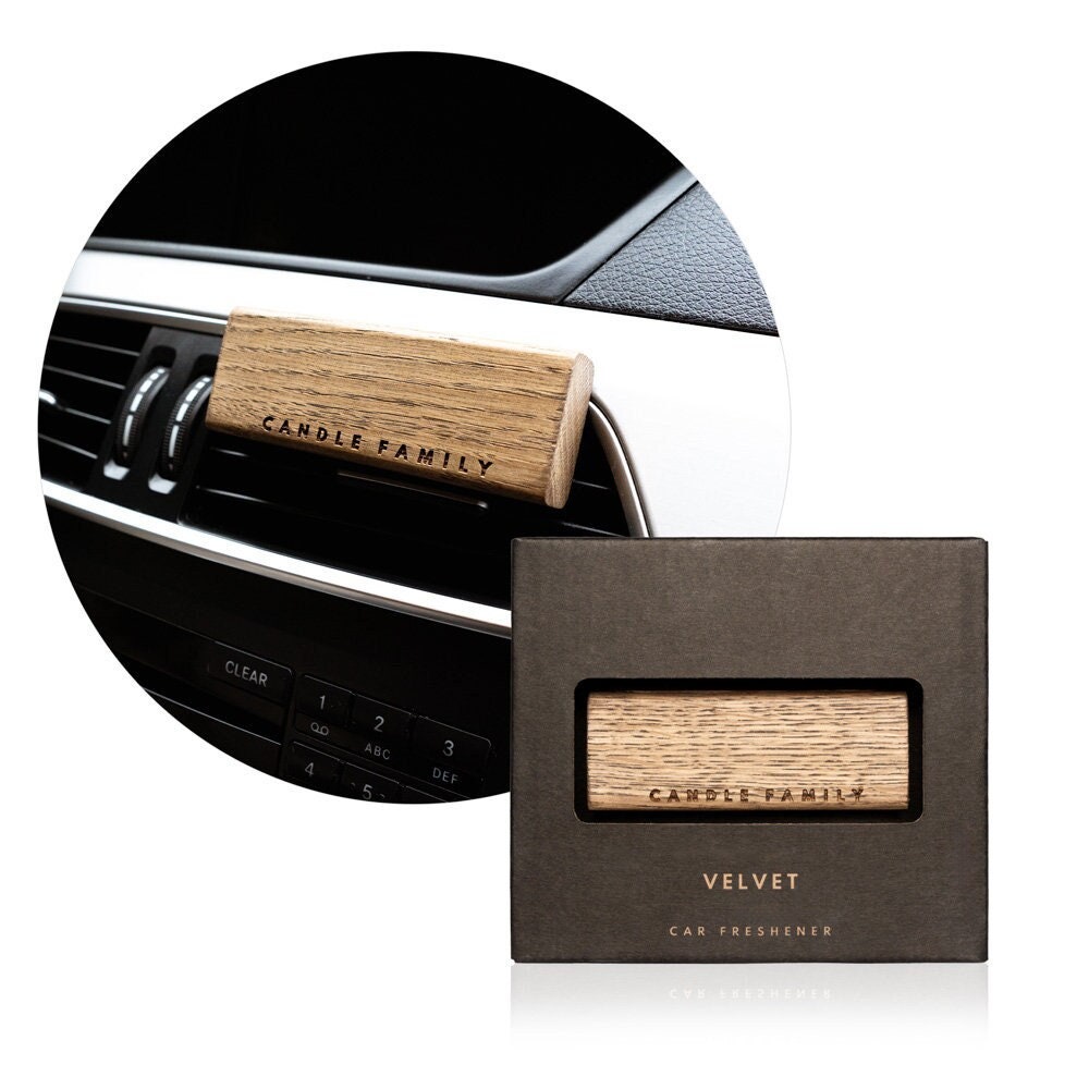 Car Air Freshener Wood Car Air Freshener With Fragrance Oils Scented  Refills Handmade Wood Diffuser Gift Pack 