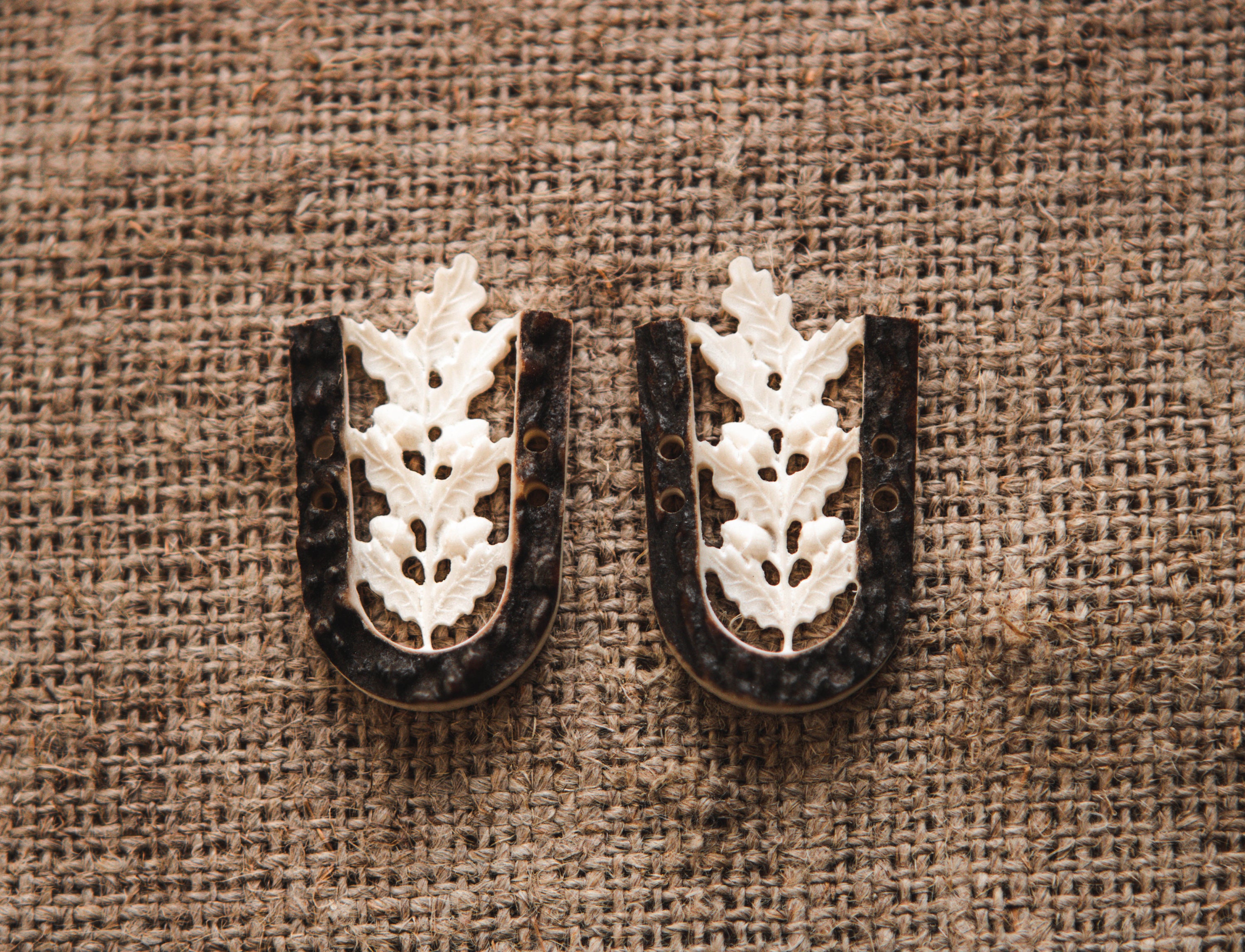 Handmade Antler Buttons Antler Buttons Elk Horn Buttons Etsy