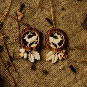 Handmade Deer Antler Buttons