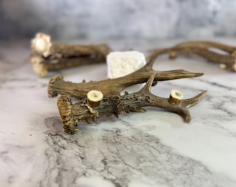 Roe Deer Antler Handle | Drilled DIY Craft, Hunting Decor