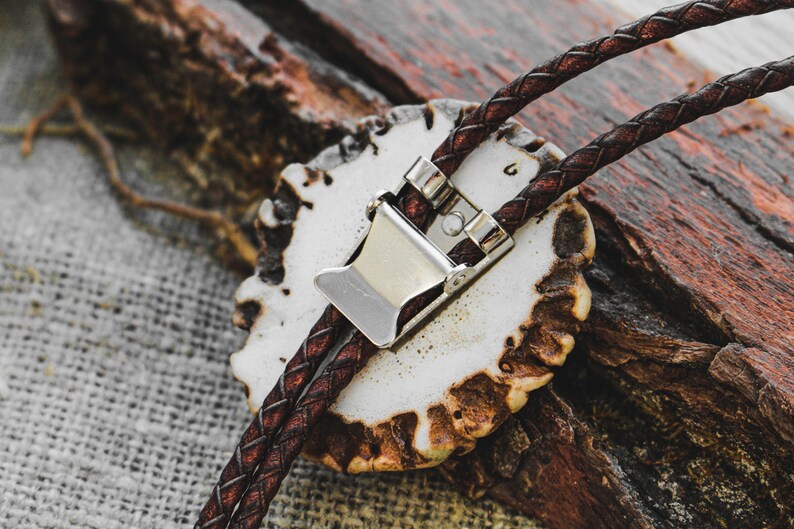 Hunter Bolo Tie Bolo Ties Hunter Gift Antler Necklace Horn Bolo Bolo Tie Horn Bolo Tie Antler Bolo Tie Gift For Hunter Gift For Him