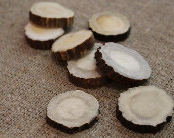 Small Deer Antler Slices - Jewelry & Craft Supplies