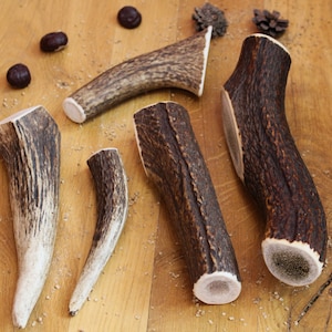 Deer Antler Chews 2.2 Lbs (1 Kg)  - Full Pieces For Dogs - Long-Lasting Chew for Aggressive Chewers | Natural Dog Chew
