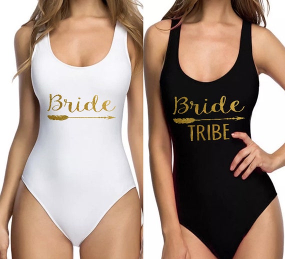 bride tribe bathing suits