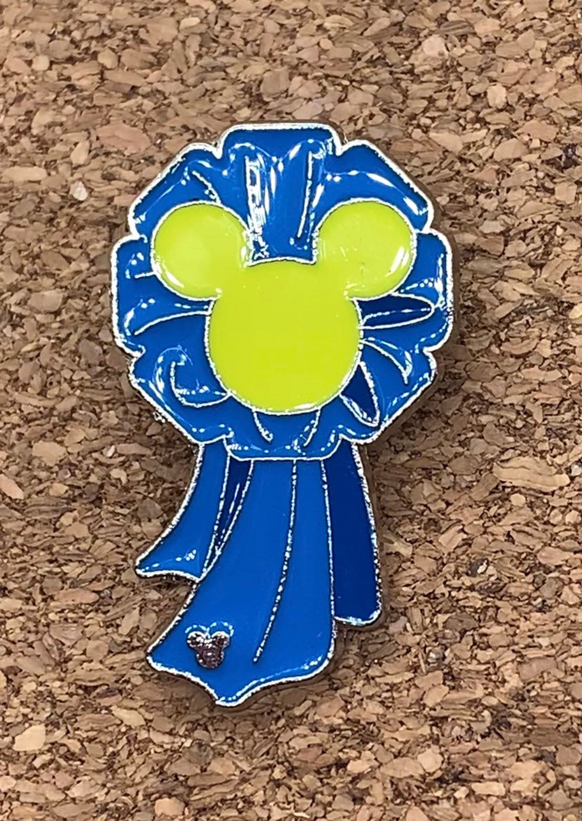 Disney ribbon pin ribbon enamel pin Disney pins Disney Etsy