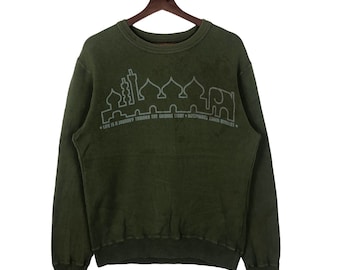 Vintage Hollywood Ranch Market-sweater met ronde hals - maat Small