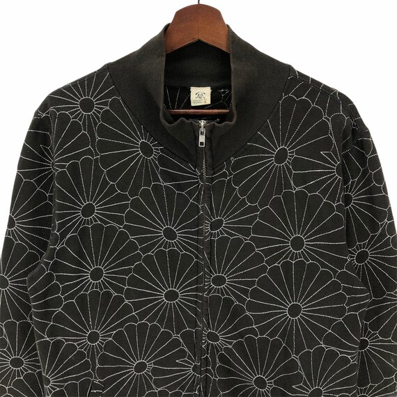Eternal Zipper Jacket Sweatshirt Embroidery Japan… - image 3